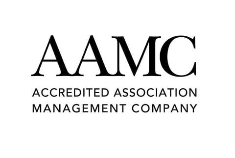 AAMC logo with text reading Accredited Association Management Company